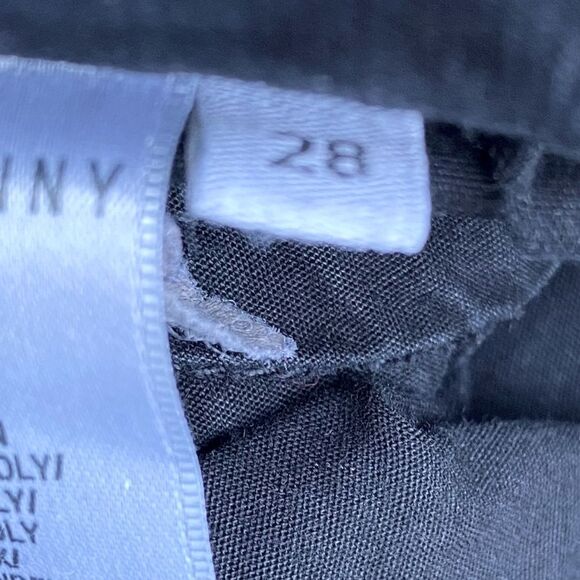 Rich & Skinny Black Denim Jeans. Straight. Size 28 Excellent pre-owned condition - Picture 5 of 5